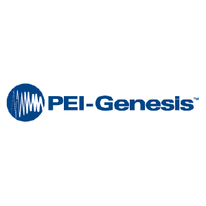 A colour logo of PEI Genesis